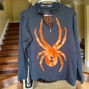Spyder 3/4 Zip Boys Base Ski Shirt Size XL